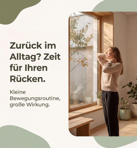 Zurück im Alltag? Denken Sie auch an Ihren Rücken! – Bild 1